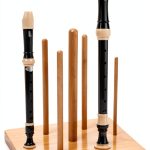 Kathfly Wood Recorder Stand for Musicians-0