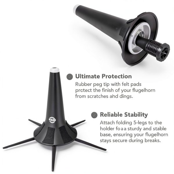 Connolly Music Company Flugelhorn Stand Metal Design-2