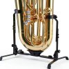 KM Tuba Stand Alloy Steel Adjustable Black-1