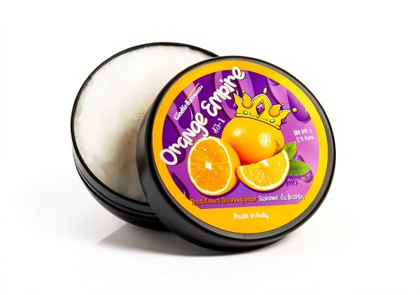 Blood Orange Italian Shaving Soap by The Goodfella's smile-2
