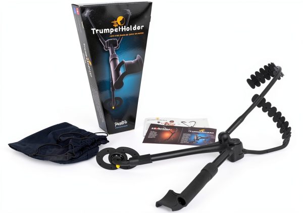 Trumpet Holder Plastic Aluminium Compact Stand-0