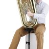 Brass Musical Instrument Stands Hercules DS553B-8