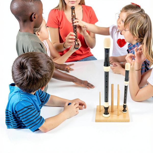 Kathfly Wood Recorder Stand for Musicians-5