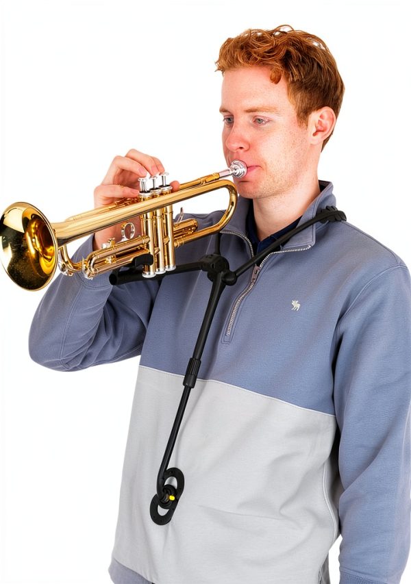 Trumpet Holder Plastic Aluminium Compact Stand-3
