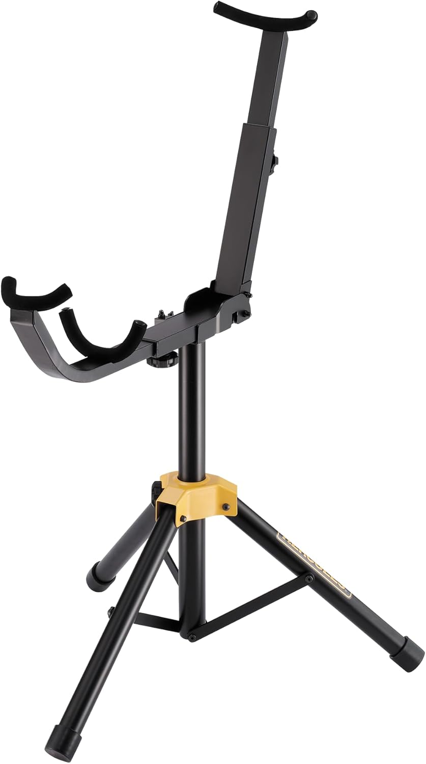 KMC Music Inc Brass Instrument Stand in use
