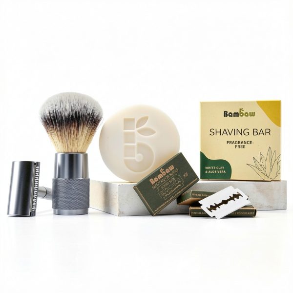 Vegan Shaving Soap Bambaw Men's Shaving Soaps-6