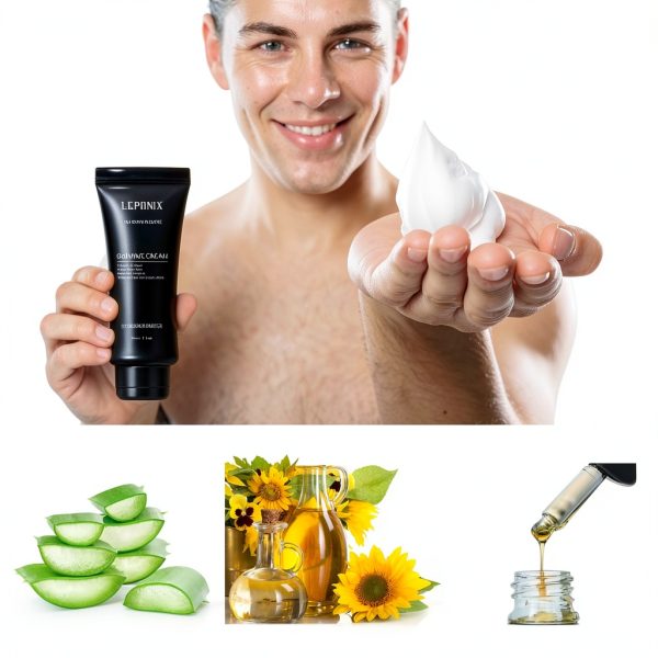 Shaving Soap Kit LEPONIX Premium Sandalwood Cream-5