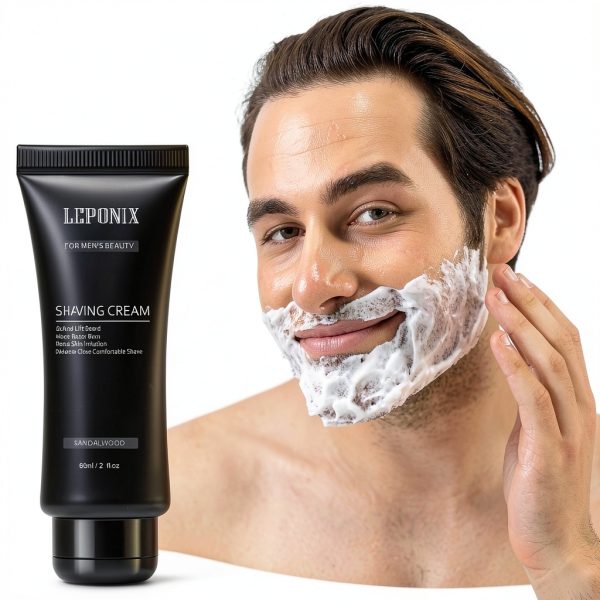 Shaving Soap Kit LEPONIX Premium Sandalwood Cream-2
